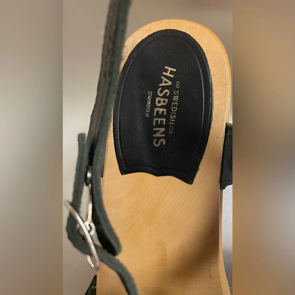 Swedish Hasbeens Clog Sandals - Picture 10 of 13